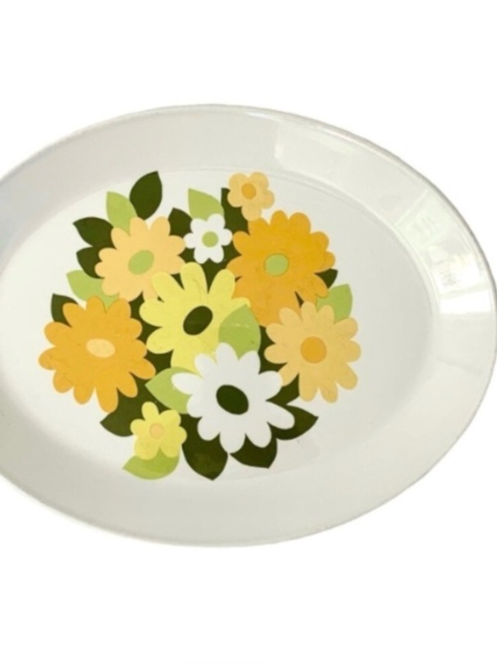 Vintage Johnson Bros Snow White Ironstone oval platter